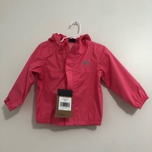 The North Face infant hooded rain jacket 12-18 month